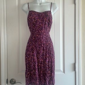 Old Navy spaghetti strap, floral fit & flare summer dress size small